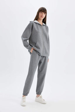 Standart Fit Jogger Esofman Alt? Beli Pacas? Lastikli Cepli Skuba Dalg?c Kumas - Defacto фото 2