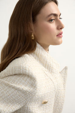 Жакет из твида двубортный - Mollis фото 16