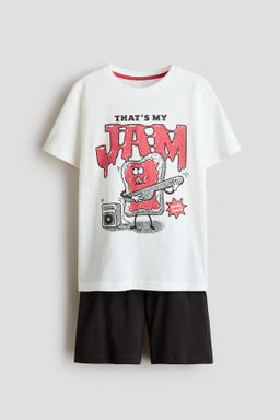 Pijama estampado de algod?n - H&m фото 3