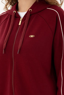 Женский бордово-красный свитшот Неожиданная скидка в корзине - U.s. polo assn фото 7