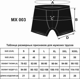 Lui et Elle / Трусы мужские, вшитая резинка, короткая ножка FOR MEN  фото 8