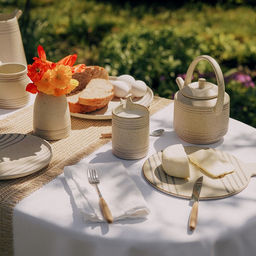 Ваза сервировочная SL Home «Райяс», 9×13.5 см, керамика, 450 мл, бежевая