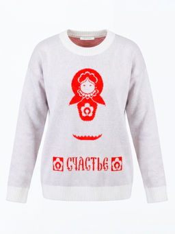 Джемпер вязаный Счастье - Stilla фото 3