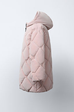 LONG RUBBERISED PUFFER COAT - Zara фото 3