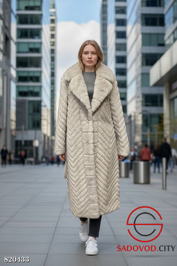 Шуба женская из искусственного меха