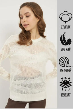 Джемпер женский 5221-41277. 051 молоко