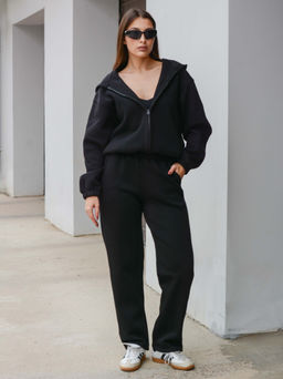 Женский Спортивный костюм К030 Черный-Матовый от Спортсоло