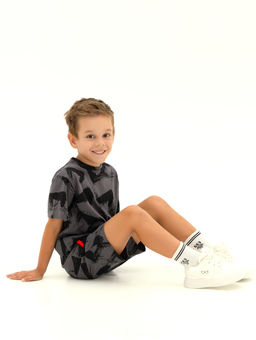 CHILLEASY 220021C-29 Футболка для мальчика, Антрацит