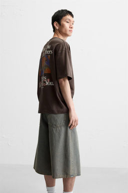 CONTRAST PRINT T-SHIRT - Zara фото 6