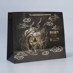 Пакет крафтовый с пластиковым окном Burn to be wild, 31 х 26 х 11 см - Дарите счастье фото 8
