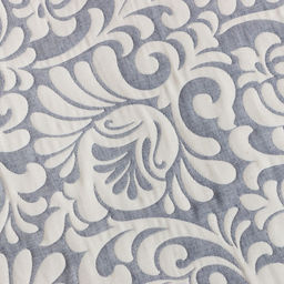 Покрывало хлопковое Этель Узоры 220х2405 см, цвет серый, 100%хлопок, 300гр/м2  фото 4