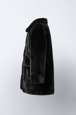 LONG FAUX FUR COAT - Zara фото 3