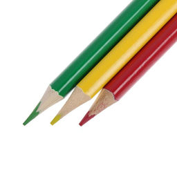 Карандаши Calligrata, цветные, двусторонние, 24 цвета, 12 шт., трёхгранные, деревянные