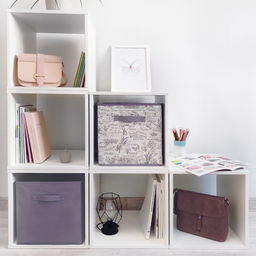 VAL LV-BOX-SK Набор коробов стеллажных без крышки, 2 шт., 31*31*31 см и 31*31*31 см, LAVANDE, шт