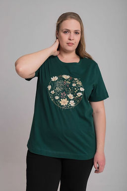 Футболка М325328Па зеленый - Елена фото 5