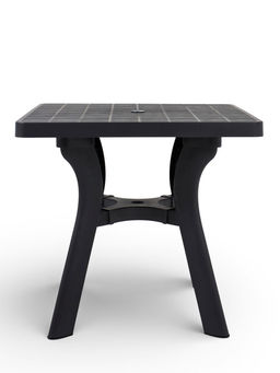 Стол садовый «Атлант», 80×80×76.5 см, квадратный, пластиковый, цвет графитовый