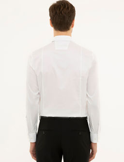Beyaz Slim Fit Smokin G_mlek