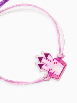 Набор детских браслетов «Выбражулька. Замок и Единорог», 3 шт. силиконовый, разноцветный