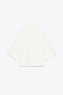 WIDE SHORT SLEEVE SHIRT - Zara фото 18