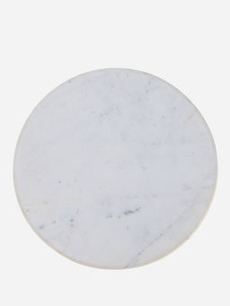 Столик кофейный «Милки», 40.5×40.5×54.5 см, дерево, мрамор