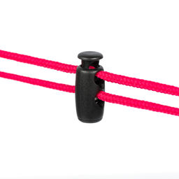 Зажим пластик Micron A 8855 d 3.5 мм в пакете 24 шт №01 черный