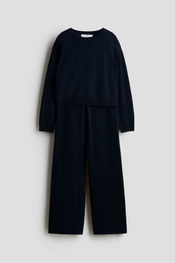 Conjunto de 2 piezas en punto fino