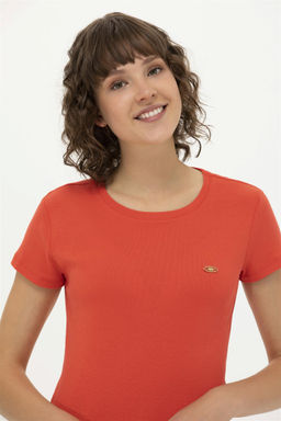 U. S. Polo Assn Женская красная футболка с круглым вырезом - U.s. polo assn фото 9