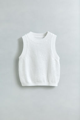 KNITTED SEQUIN TOP - Zara фото 5