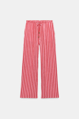 PANTAL?N ANCHO RAYAS / Multicolor - Zara фото 7