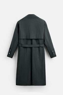 TECHNICAL RELAXED FIT TRENCH COAT - Zara фото 7