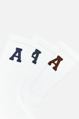 LETTER EMBROIDERED SOCKS - Zara фото 3