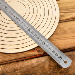 Заготовка для декорирования Mr. Carving БА-70 Кольца для макраме фанера d 25 см х 0.6 см 9 шт . БА-70 фото 5