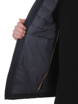 88045 DK. BLUE Куртка мужская демисезонная (100 гр. холлофайбер)