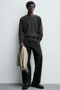 STRIPED WOOL - CASHMERE SWEATER - Zara фото 5