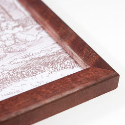 Фоторамка для фото 25×35 см Tonga, сосна, (пластиковый экран), венге