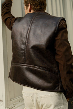 Chaleco reversible de borreguito Regular Fit - H&m фото 4