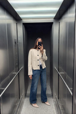 JEANS Z1975 STRAIGHT HIGH WAIST LONG LENGTH