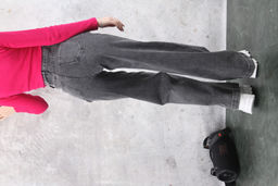 Джинсы женские трубы A310 Уценка