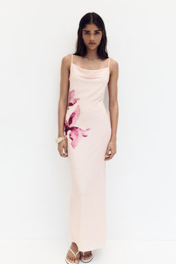 Vestido de tirantes finos con escote drapeado - H&m фото 2