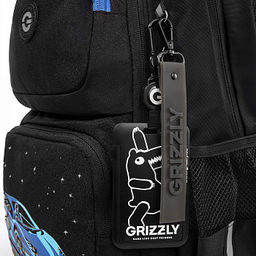 RB-653-2 Рюкзак школьный с обвесом и картхолдером на держателе - Grizzly фото 11