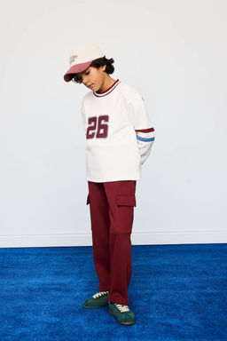 Bisiklet Yaka Bask_l_ __i Yumu_ak T_yl_ Sweatshirt Erkek _ocuk - Defacto фото 2