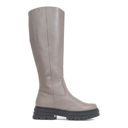 5B4083 ЖЕН Сапоги нат.кожа нат.м.+текстиль-ZM ТЭП