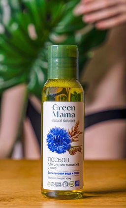 Лосьон д/снятия макияжа с глаз Васильковая вода и овес 100 мл