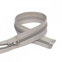 Молния Mzip пласт. спираль №5-N 60см цв.F310 св. серый уп.10шт