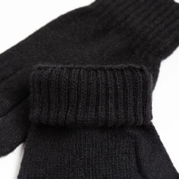 Перчатки детские, цвет чёрный, размер 17 (11-12 лет) - Rossini фото 3