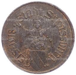 Монета 10 пфеннигов 1918 года Германия - Страсбург (нотгельд)