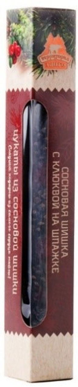 Цукаты Сосновая шишка с клюквой на шпажке 25г - Территория тайги фото 2