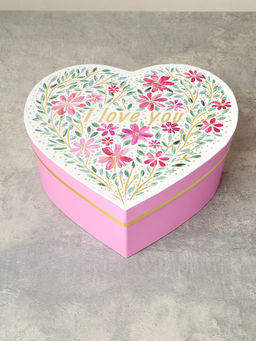 Коробка подарочная 3 штуки Сердце / 1155 /уп 24/16*18.3*7/18*20.3*8/20*22.3*9cm - ГалеонТрейд фото 5