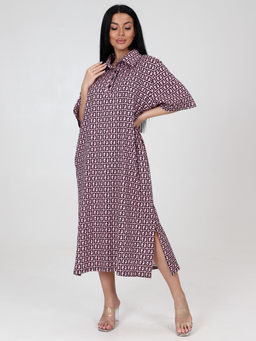 688 ЖЕНСКОЕ ПЛАТЬЕ (Розовый) - А-дина фото 4