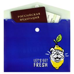 Цена за 2 шт. Папка для документов пластиковая арт. 58824/ 12 СОБАКА-УЛЫБАКА - Escalada фото 3